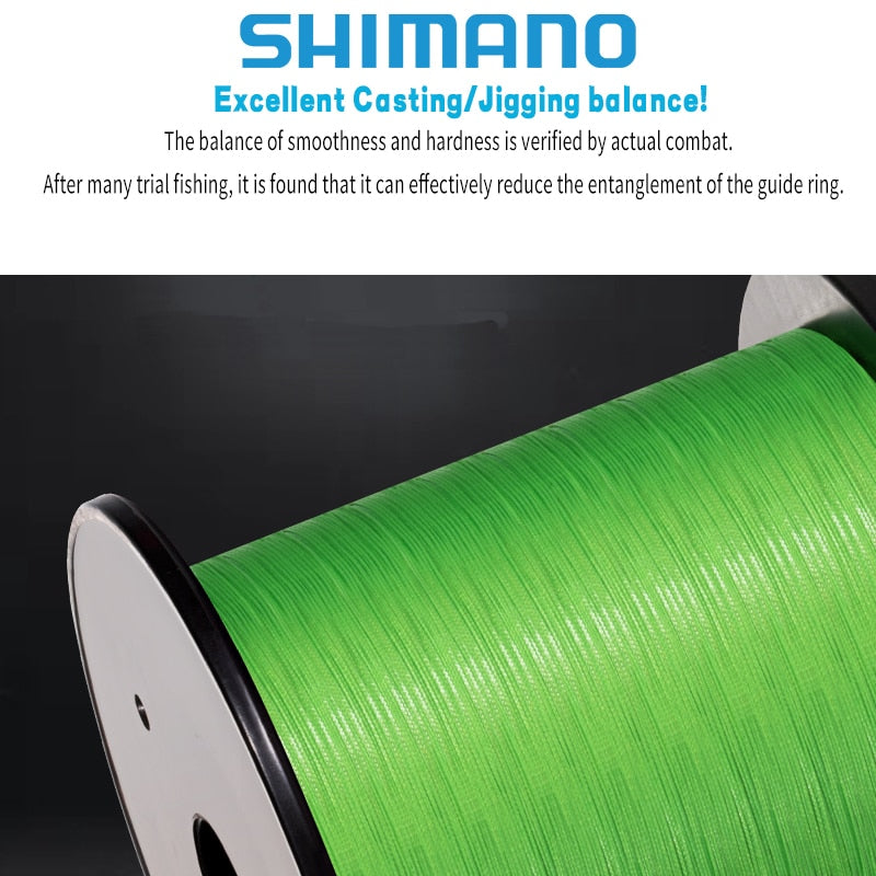 Shimano OCEA 4 Strands Braided Fishing Line Multifilament 300M Carp Fishing Japanese Braided Wire Fishing Accessories Pe Line